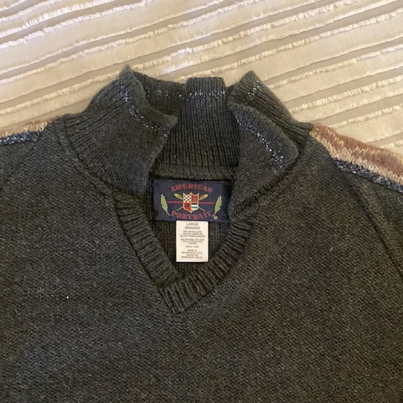 Men's vintage American Portrait Sweater - Picture 5 of 7